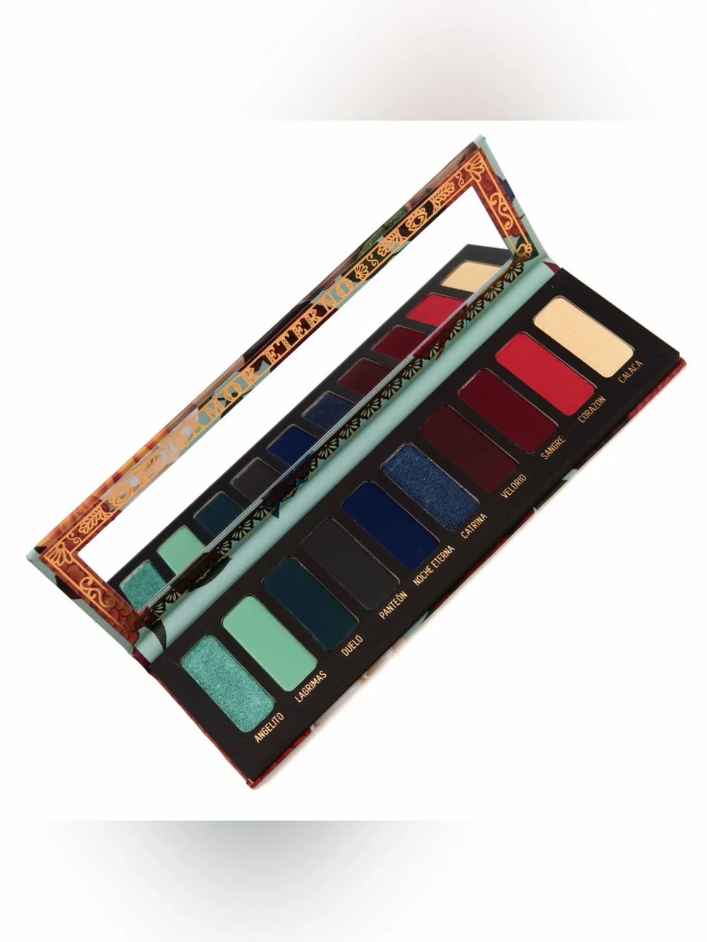 Melt Cosmetics Eyeshadow Palette — Red, Purple, Cream, Blue, Black